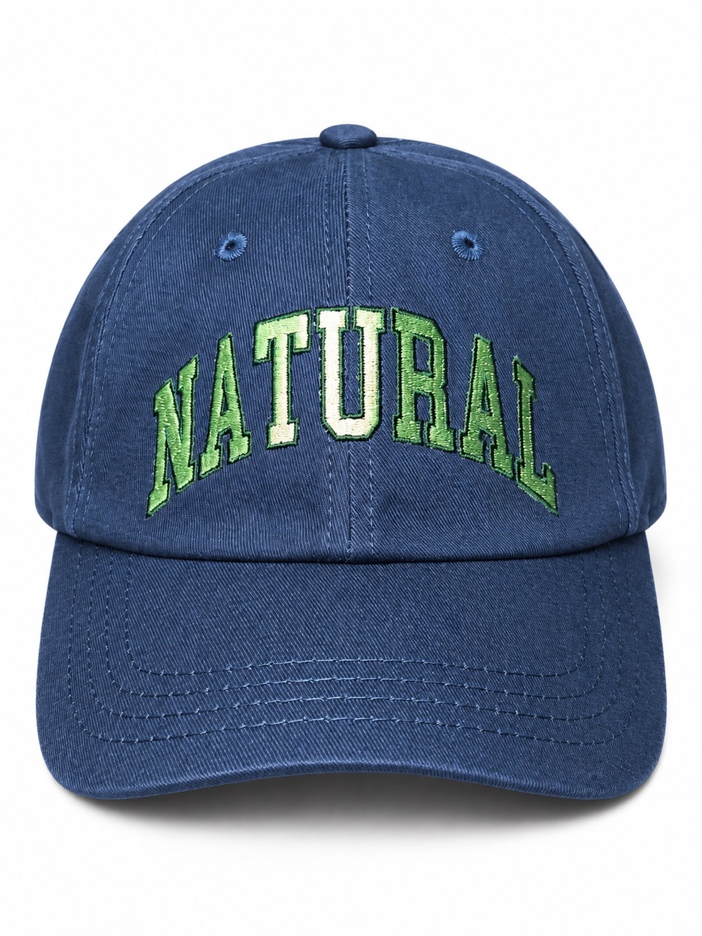 Museum of Peace & Quiet Natural Navy Cotton Embroidered Hat